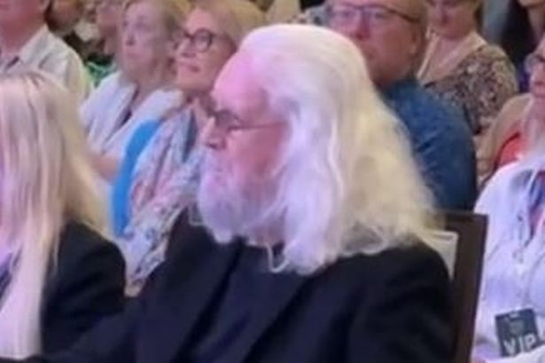 Billy Connolly, 82, in rare public appearance as comedy legend says 'I suffer from horrible illness'