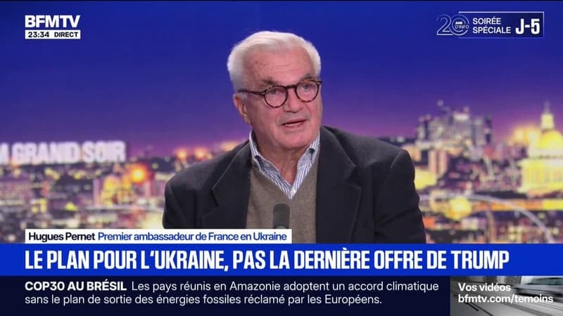 Guerre en Ukraine: "Volodymyr Zelensky a pris des mesures qui me rendent perplexe", déclare Hugues Pernet, premier ambassadeur de France en Ukraine