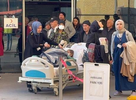 Kütahya'da hastanede yangın! Hastalar tedbir amaçlı tahliye edildi