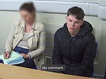 Moment 'calculated' teenage nursery worker, 18, defiantly answers 'no comment' to police questions as he is jailed for raping and sexually abusing children as young as three