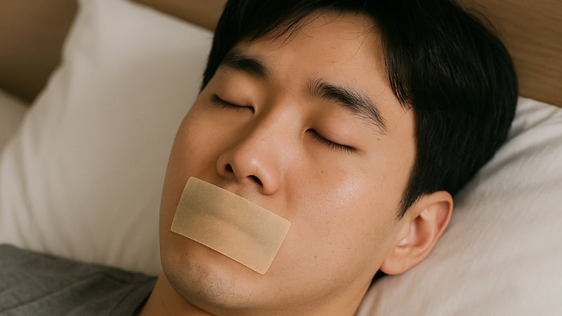 Koreliler uyurken bu nedenle ağızlarını bantlıyormuş