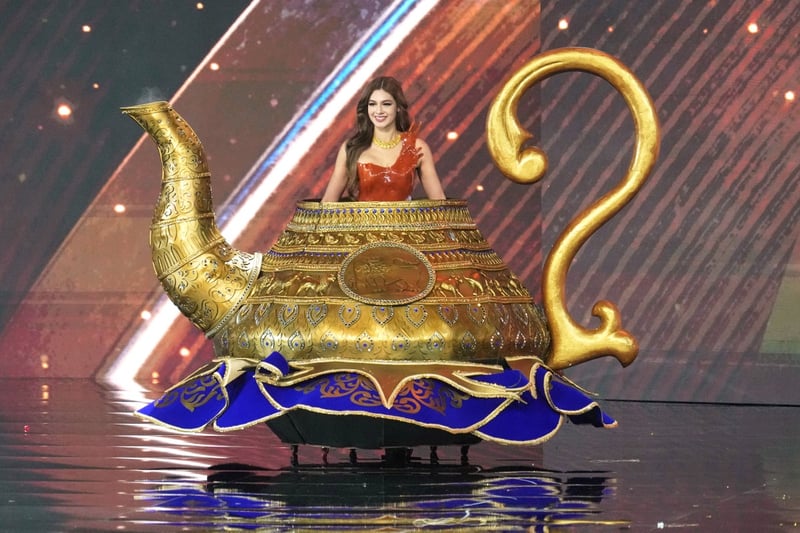 Photos show the Miss Universe pageant in Nonthaburi, Thailand