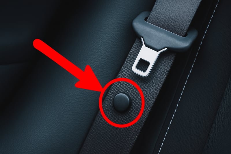 Emniyet kemerlerindeki siyah düğme meğer bu işe yarıyormuş