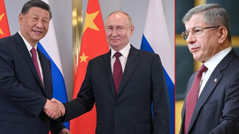 Ahmet Davutoğlu'ndan Putin ve Şi'ye mektup