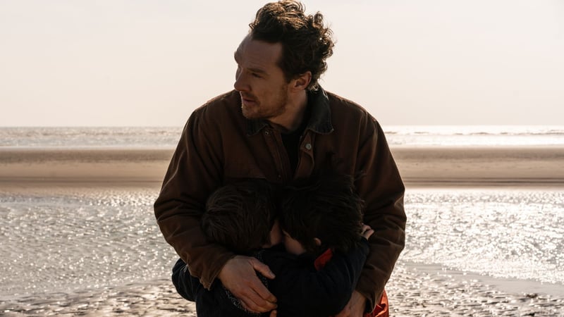 Sherlock star's 'very odd' new role opposite seven-foot bird in portrait of male grief