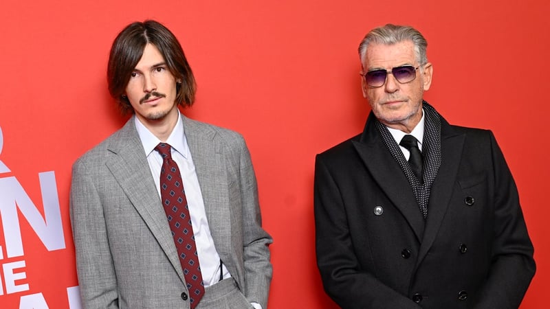 Cooler Auftritt mit Sohn Dylan - Pierce Brosnan hat den 007-Style vererbt!