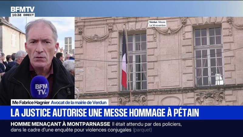 Messe en hommage au maréchal Pétain: Me Fabrice Hagnier, avocat de la mairie de Verdun, déplore "des thèses révisionnistes"