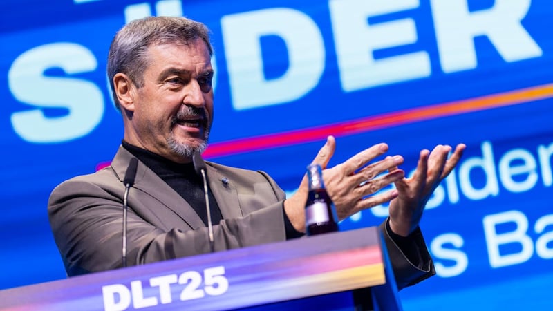 Renten-Krach in der Union - Söder will jetzt Merz retten