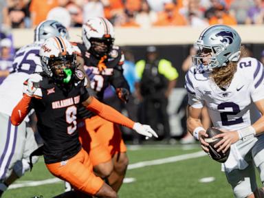 Kansas State forces 5 turnovers to edge Oklahoma State 14-6