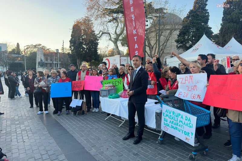 Emekliler yoksullağa tepki gösterdi: Bizi resmen ölüme mahkum ediyorlar