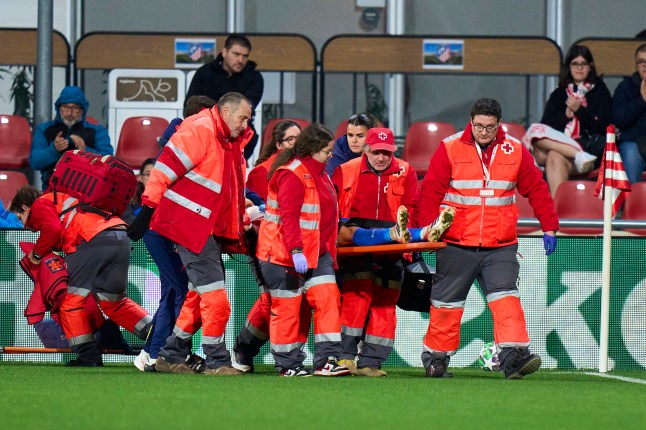 Andrea Medina, 21, collapses and suffers ‘traumatic brain injury’ during Champions League match