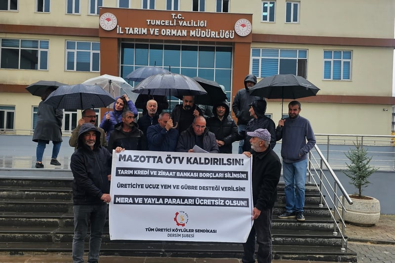 Tüm Köy Sen Dersim Şubesi: Tarım destekleri artırılsın