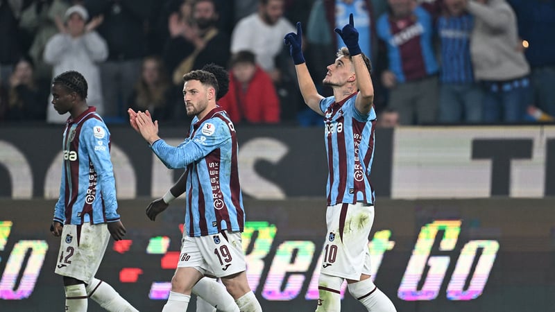 Trabzonspor'un zirve takibi, 3 puan 3 golle geldi
