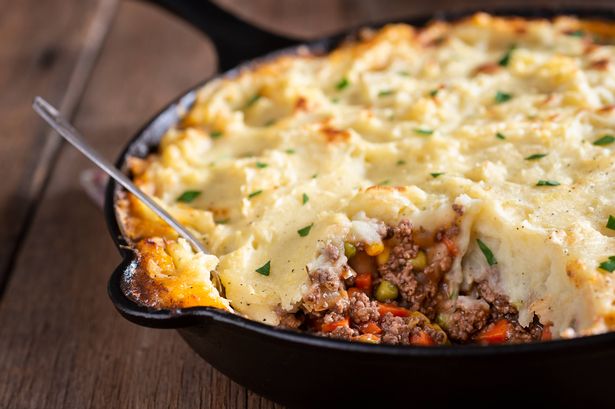 Mary Berry's cottage pie with with a 'comforting twist' and is ideal family meal