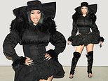 Cardi B, 33, wears corseted jacket as she is seen for the first time on night out in New York just days welcoming baby boy with Stefon Diggs