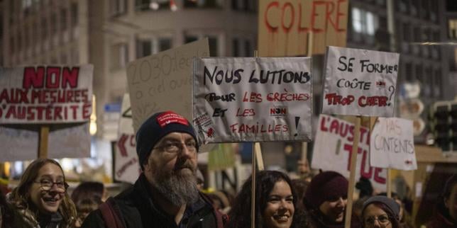 Le climat social se détériore même en Suisse