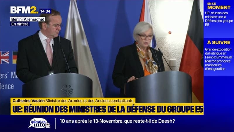 "La Russie teste la résilience et l'unité de notre alliance", estime Catherine Vautrin