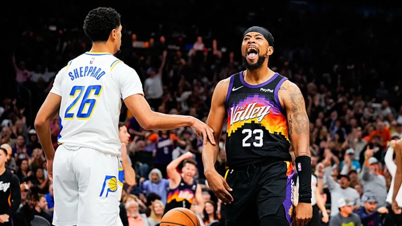 NBA: Indiana Pacers'ı yenen Suns, seriyi 5 maça çıkardı!