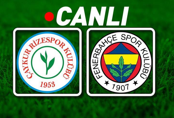 Çaykur Rizespor - Fenerbahçe Bein Sports 1 Canlı İzle | Kanarya, Rize'de