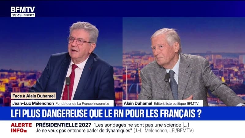 Pour Jean-Luc Mélenchon, fondateur de LFI, "le monde est en train de basculer"