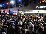 Chaos at major London rail station as thousands of commuters are shut out in Friday night rush hour