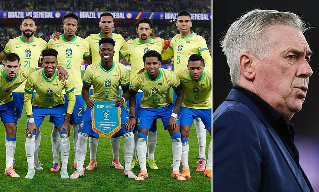 Why Brazil are fast becoming genuine World Cup contenders: A robust defence, maverick front line - and Man United star who has become Carlo Ancelotti's 'most important' player