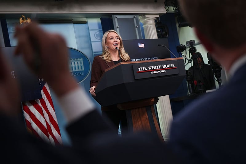 White House press corps should be grateful Trump called female reporter ‘piggy,’ Leavitt says