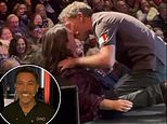 Gino D'Acampo sucks spaghetti from a female fan's mouth before being slapped during comeback show in Canada - after he was cancelled for being 'inappropriate'