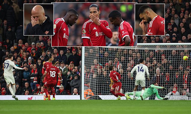 Liverpool 0-3 Nottingham Forest: Premier League champions humbled in historic defeat - as pressure mounts on Arne Slot to arrest alarming slide