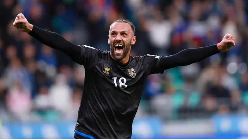 Slovenya 10 kişi kaldı: Kosova Dünya Kupası play-off biletini kaptı!