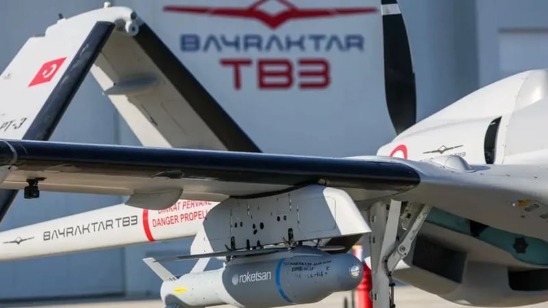 Bayraktar TB3'ten Roketsan mühimmatı tam isabet