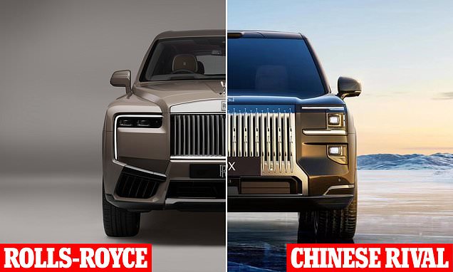 Six Chinese car that are 'Temu' alternatives to luxury favourites from the likes of Porsche and Rolls-Royce