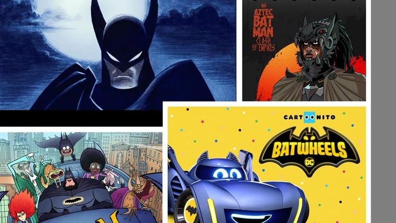 The Many Faces Of Batman On Display In Upcoming Animated Projects
