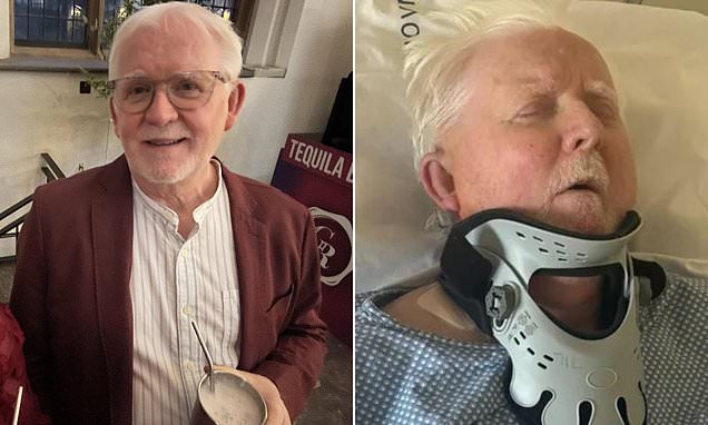 British grandfather is left unable to walk after slipping and breaking his neck in Croatia and is facing £40,000 bill to fly home due to 'silly mistake' on his travel insurance form