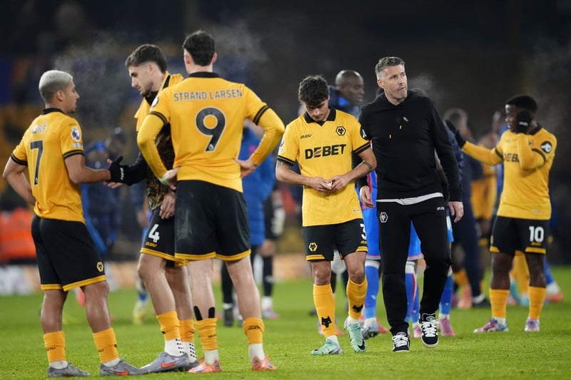 Rob Edwards admits Wolves were punished in big moments against Crystal Palace