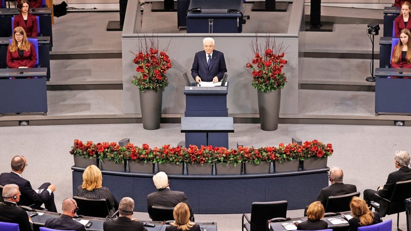 Volkstrauertag: Mattarella warnt vor Nachfolgern dunkler Zeiten