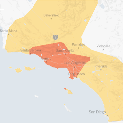 Southern California Is Forecast to Get Heavy Rain