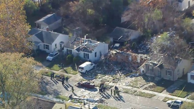House totally blown to pieces after neighbours raised gas leak suspicions