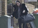 Here glums the bride: Holly Ramsay spotted leaving her parents house with strain of wedding feud clearly taking its toll