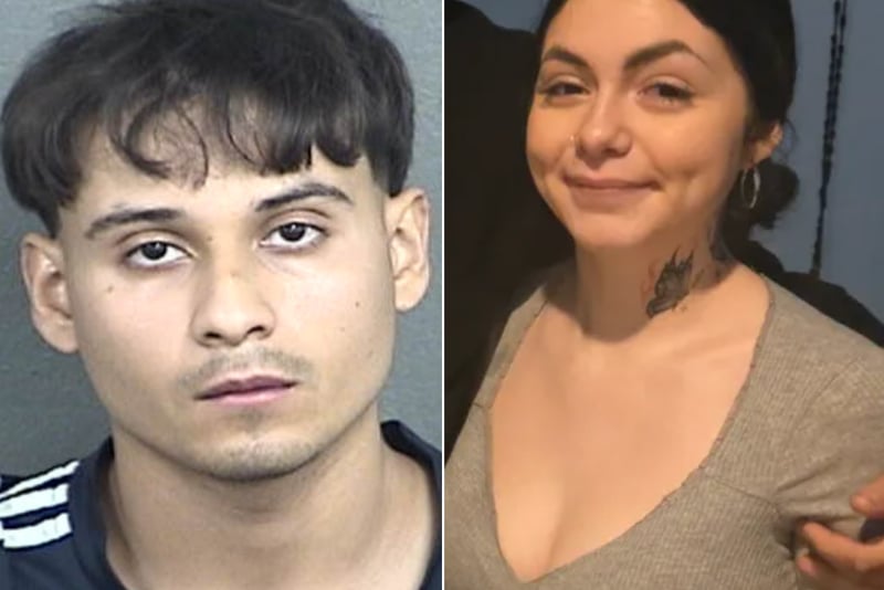 Suspect called his girlfriend 18 times in two minutes before shooting her dead at a party, cops say