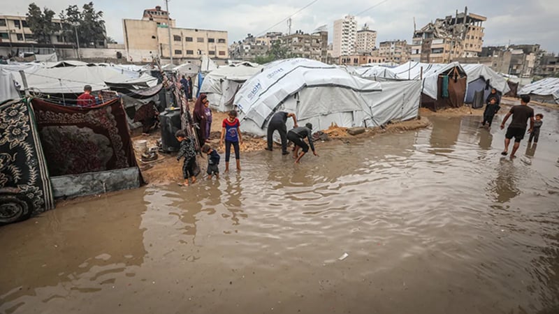 Gazze'ye sağanak ve su baskını uyarısı yapıldı