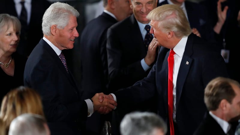 In der Epstein-Affäre - Trump fordert Ermittlungen gegen Bill Clinton