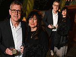 Louis Theroux cosies up to fashionable wife Nancy Strang as the couple make rare public appearance at Choose Love's 10th anniversary bash