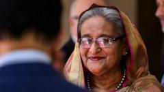 Ex-Bangladesh leader tells BBC she's not guilty of crimes against humanity