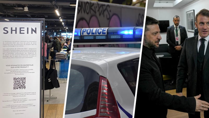 Report de l’ouverture de magasins Shein, assassinat à Marseille, Volodymyr Zelensky lundi à Paris... Les 3 infos à retenir à la mi-journée