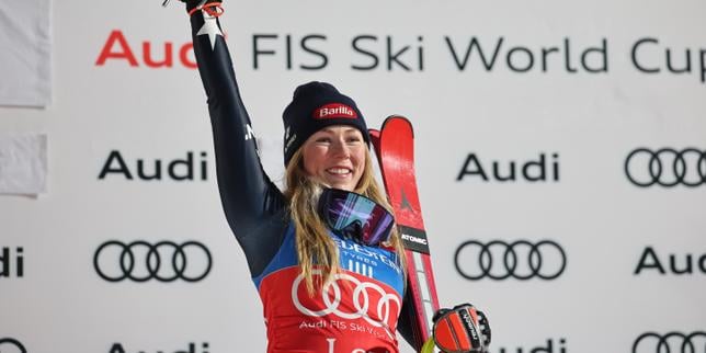 La skieuse Mikaela Shiffrin remporte le slalom de Levi et s’offre une 102e victoire en Coupe du monde