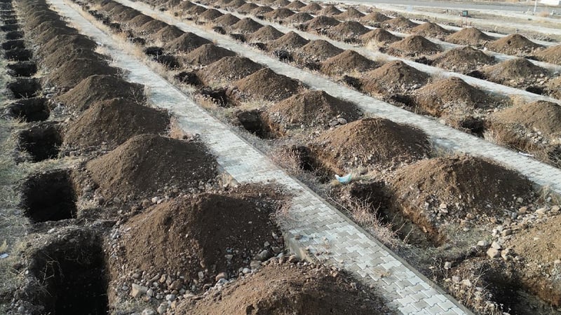 Kentte '500 mezar' kazıldı