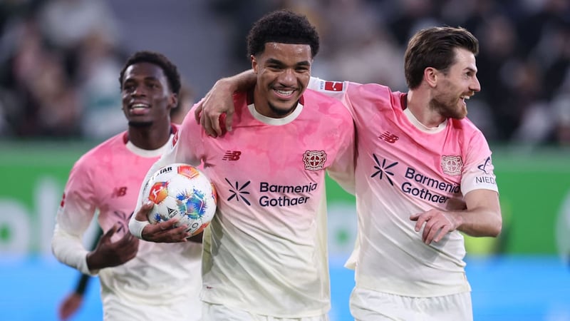 Dank des 3:1 in Wolfsburg - Leverkusen wieder auf Vize-Kurs