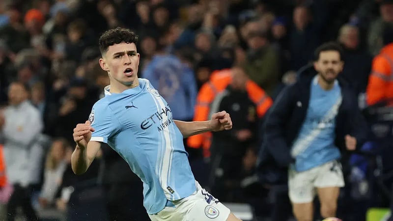 Phil Foden, Manchester City'ye 90+1'de galibiyeti getirdi