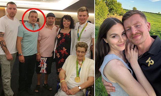 Adam Peaty's brother James is arrested over allegations he sent threats to the Olympian during his stag weekend as bitter family feud escalates